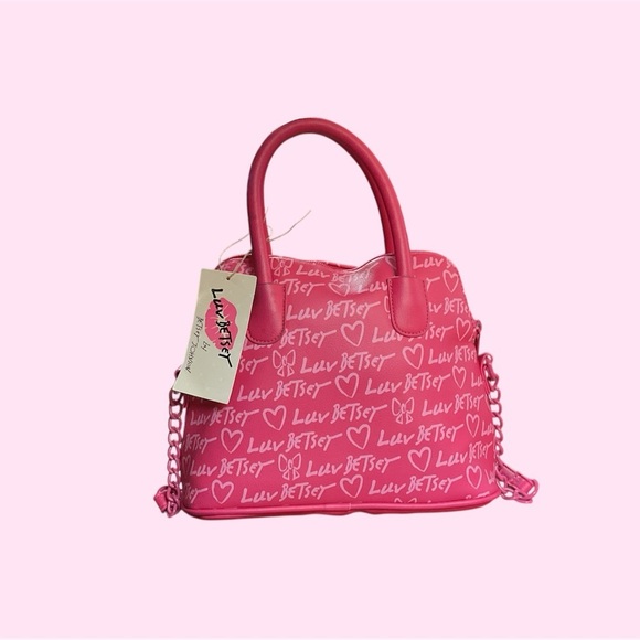 NWT LUV BETSEY BY BETSEY JOHNSON PINK CAT PURSE - Picture 2 of 5